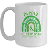Rainbow In May We Wear Green Ribbon Mental Health Awareness Mug Coffee Mug | Teecentury.com