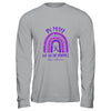 Rainbow In May We Wear Purple Lupus Awareness Month T-Shirt & Hoodie | Teecentury.com