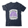 Rainbow In November We Wear Periwinkle Stomach Cancer Awareness T-Shirt & Hoodie | Teecentury.com