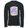 Rainbow In November We Wear Periwinkle Stomach Cancer Awareness T-Shirt & Hoodie | Teecentury.com