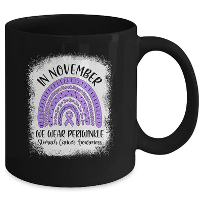 Rainbow In November We Wear Periwinkle Stomach Cancer Awareness Mug Coffee Mug | Teecentury.com