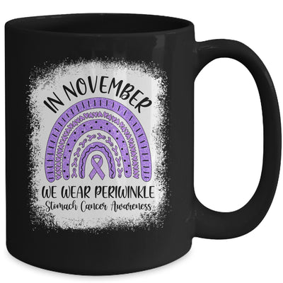 Rainbow In November We Wear Periwinkle Stomach Cancer Awareness Mug Coffee Mug | Teecentury.com