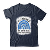 Rainbow In September We Wear Blue Prostate Cancer Awareness T-Shirt & Hoodie | Teecentury.com