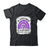 Rainbow In September We Wear Purple Alzheimer's Awareness T-Shirt & Hoodie | Teecentury.com