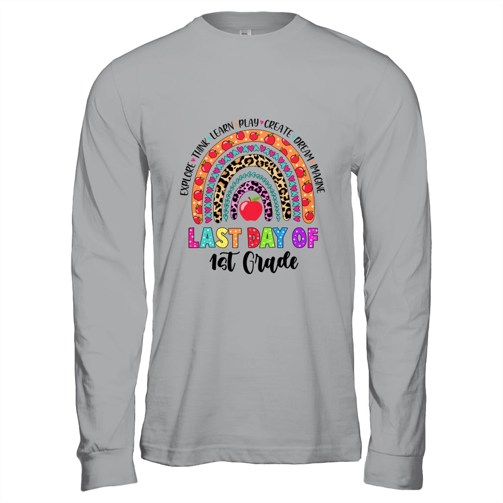 Rainbow Last Day Of School 1st Grade Teacher Student T-Shirt & Hoodie | Teecentury.com