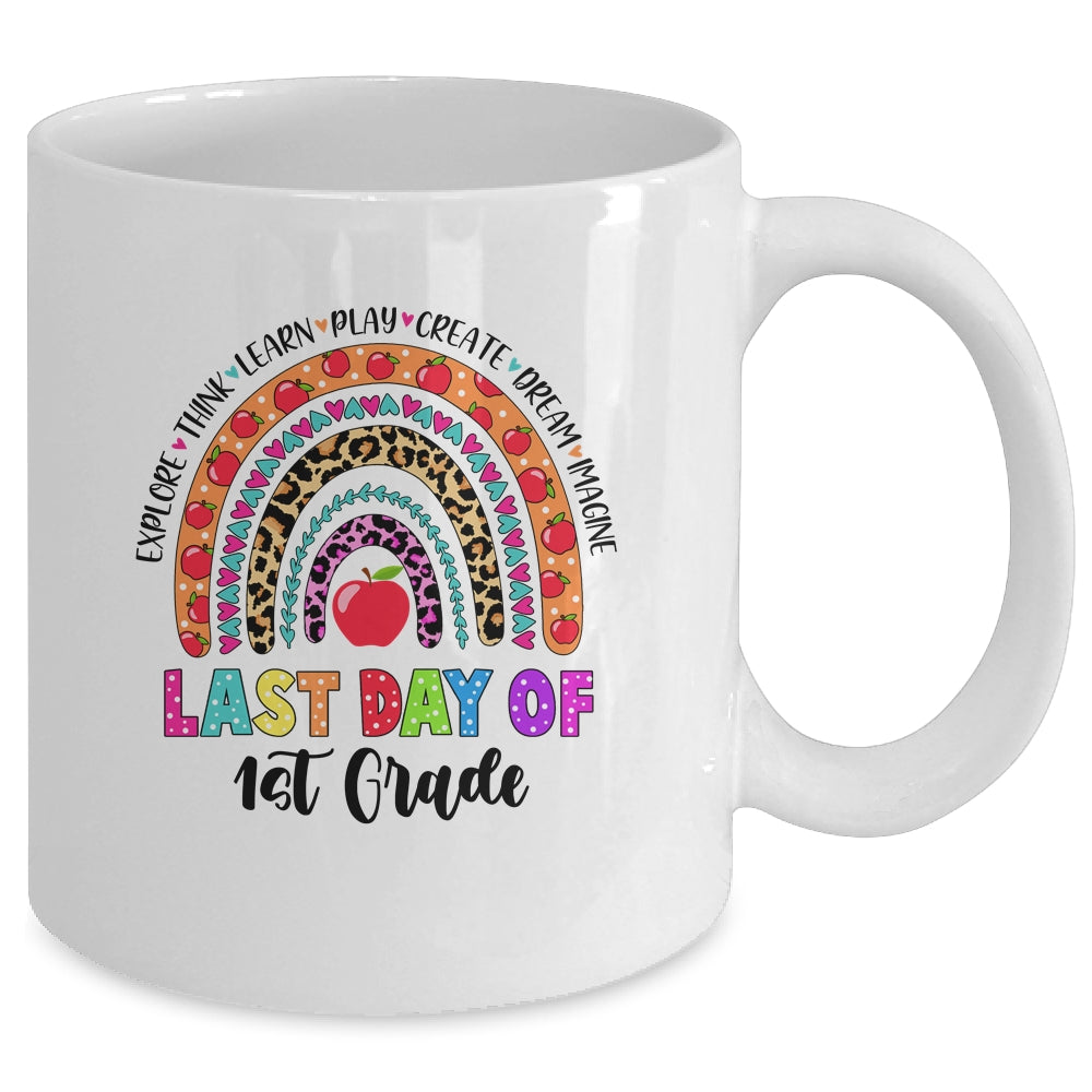 Rainbow Last Day Of School 1st Grade Teacher Student Mug Coffee Mug | Teecentury.com