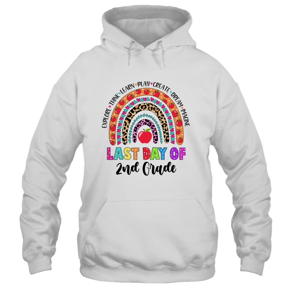 Rainbow Last Day Of School 2nd Grade Teacher Student T-Shirt & Hoodie | Teecentury.com