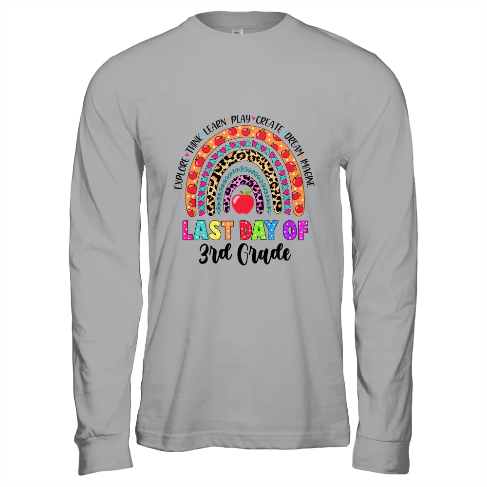 Rainbow Last Day Of School 3rd Grade Teacher Student T-Shirt & Hoodie | Teecentury.com
