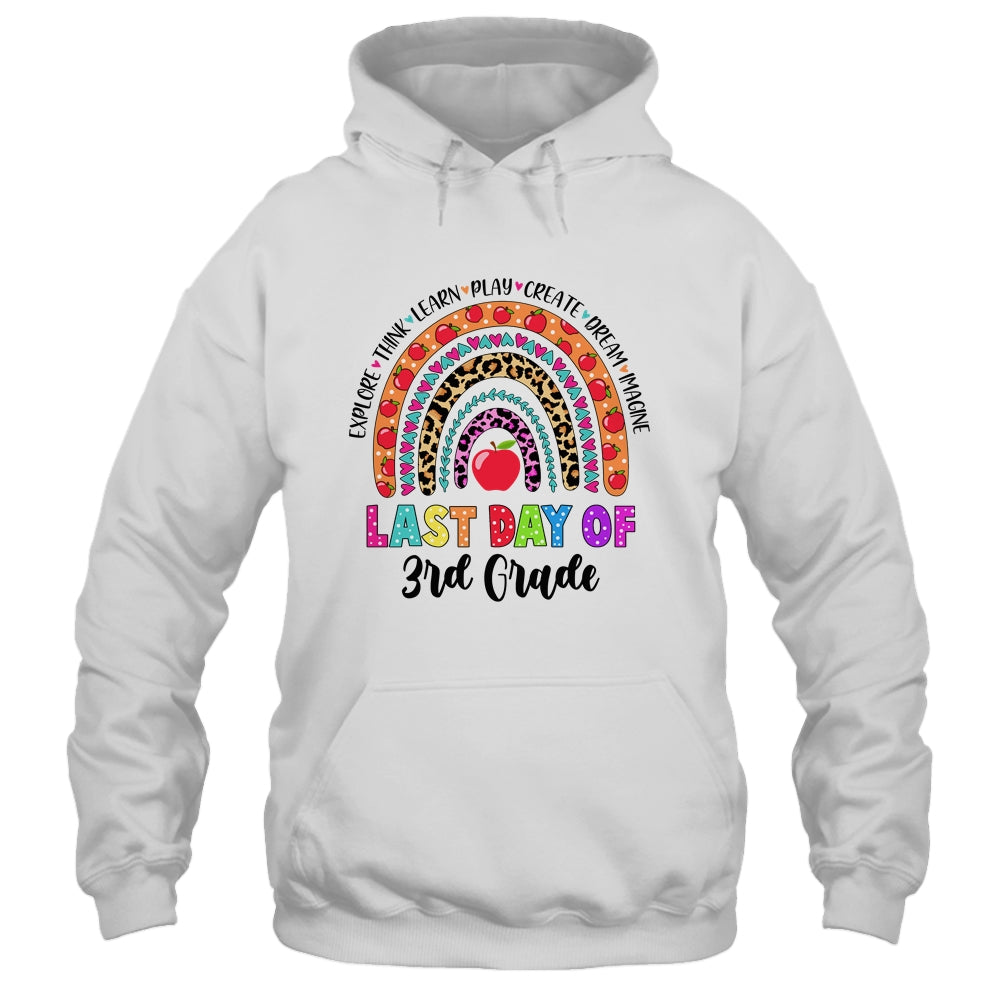 Rainbow Last Day Of School 3rd Grade Teacher Student T-Shirt & Hoodie | Teecentury.com
