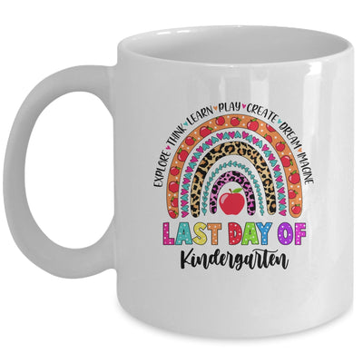 Rainbow Last Day Of School Kindergarten Teacher Student Mug Coffee Mug | Teecentury.com
