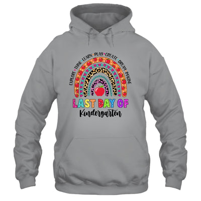 Rainbow Last Day Of School Kindergarten Teacher Student T-Shirt & Hoodie | Teecentury.com