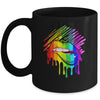 Rainbow Lips LGBTQ LGBT Pride Month Rainbow Flag Mug | teecentury