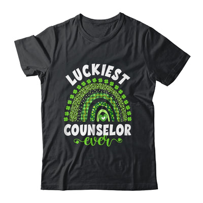 Rainbow Luckiest Counselor Ever Funny St Patricks Day T-Shirt & Hoodie | Teecentury.com