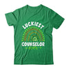 Rainbow Luckiest Counselor Ever Funny St Patricks Day T-Shirt & Hoodie | Teecentury.com