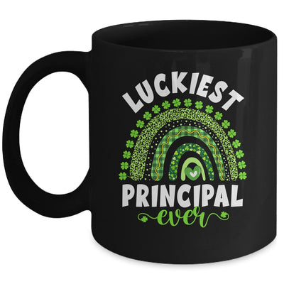 Rainbow Luckiest Principal Ever Funny St Patricks Day Mug Coffee Mug | Teecentury.com