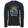 Rainbow Puzzle I Wear Blue For Brother Autism Awareness Shirt & Hoodie | teecentury