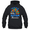 Rainbow Puzzle I Wear Blue For Brother Autism Awareness Shirt & Hoodie | teecentury