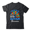 Rainbow Puzzle I Wear Blue For Sister Autism Awareness Shirt & Hoodie | teecentury