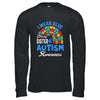 Rainbow Puzzle I Wear Blue For Sister Autism Awareness Shirt & Hoodie | teecentury