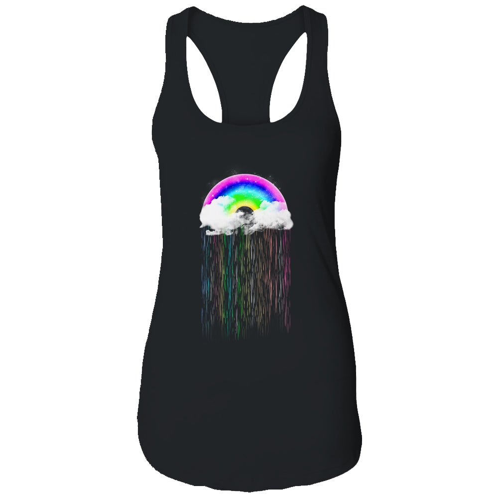 Rainbow Rain Cloud T-Shirt & Tank Top | Teecentury.com