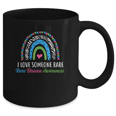 Rainbow Rare Disease Awareness I Love Someone Rare Ribbon Mug Coffee Mug | Teecentury.com