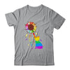 Rainbow Sunflower Cat Love Is Love LGBT Gay Lesbian Pride Shirt & Tank Top | teecentury