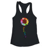 Rainbow Sunflower Love Is Love LGBT Gay Lesbian Pride T-Shirt & Tank Top | Teecentury.com