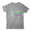 Rare Disease Awareness Zebra Ribbon I Love Someone Rare Shirt & Tank Top | teecentury