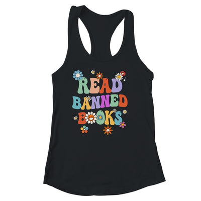 Read Banned Book Retro Bookaholic Book Lover Groovy Shirt & Tank Top | teecentury