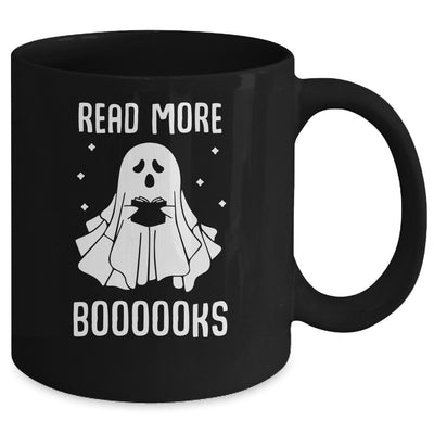 Read More Booooks Ghost Reading Books Halloween Mug | teecentury
