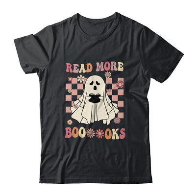 Read More Booooks Ghost Reading Books Halloween Retro Shirt & Hoodie | teecentury