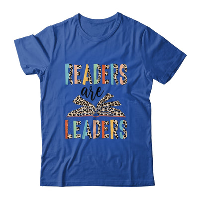 Readers Are Leaders Boho Leopard Book Lover Back To School Shirt & Hoodie | teecentury