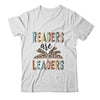 Readers Are Leaders Boho Leopard Book Lover Back To School Shirt & Hoodie | teecentury