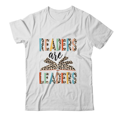 Readers Are Leaders Boho Leopard Book Lover Back To School Shirt & Hoodie | teecentury