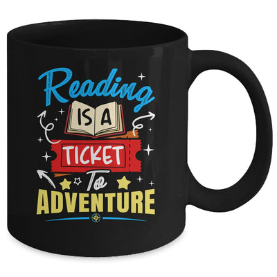 Reading Adventure Library Student Teacher Book Mug | teecentury