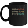 Reads Books Loves Dogs Stays Home Mug Coffee Mug | Teecentury.com