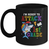 Ready To Attack 1st Grade Shark Back To School Mug Coffee Mug | Teecentury.com
