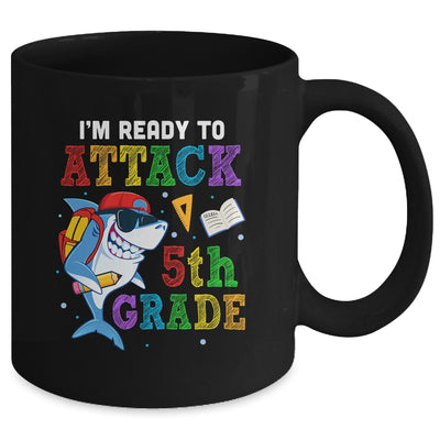 Ready To Attack 5th Grade Shark Back To School Mug Coffee Mug | Teecentury.com