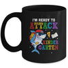 Ready To Attack Kindergarten Grade Shark Back To School Mug Coffee Mug | Teecentury.com