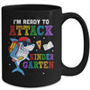 Ready To Attack Kindergarten Grade Shark Back To School Mug Coffee Mug | Teecentury.com