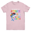 Ready To Attack Kindergarten Grade Shark Back To School Youth Youth Shirt | Teecentury.com