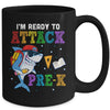 Ready To Attack Pre-K Grade Shark Back To School Mug Coffee Mug | Teecentury.com