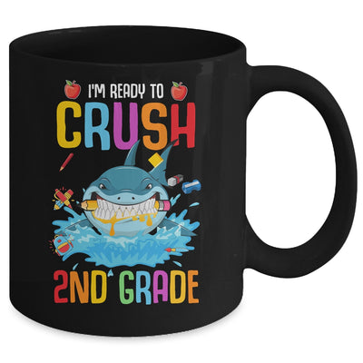 Ready To Crush 2nd Grade Shark Back To School Mug Coffee Mug | Teecentury.com