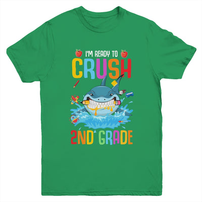 Ready To Crush 2nd Grade Shark Back To School Youth Youth Shirt | Teecentury.com