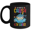 Ready To Crush 4th Grade Shark Back To School Mug Coffee Mug | Teecentury.com