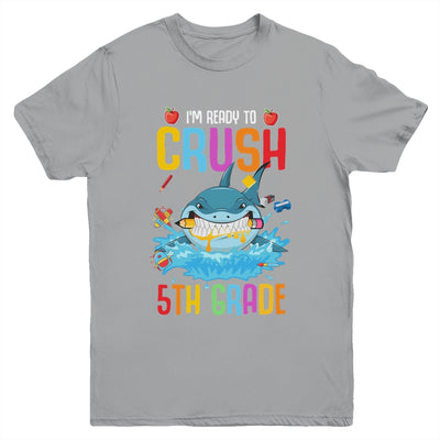 Ready To Crush 5th Grade Shark Back To School Youth Youth Shirt | Teecentury.com