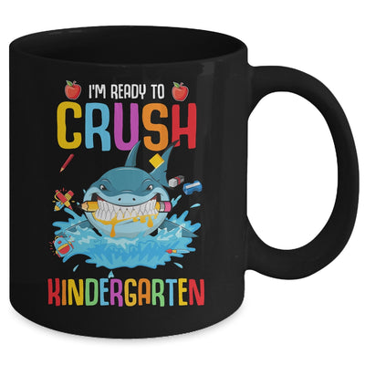 Ready To Crush Kindergarten Shark Back To School Mug Coffee Mug | Teecentury.com