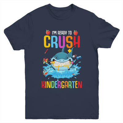 Ready To Crush Kindergarten Shark Back To School Youth Youth Shirt | Teecentury.com