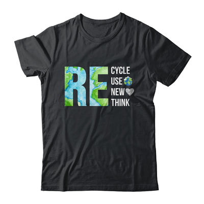 Recycle Reuse Renew Rethink Activism Earth Day Shirt & Tank Top | teecentury