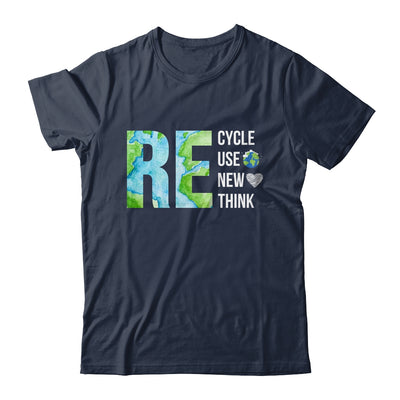 Recycle Reuse Renew Rethink Activism Earth Day Shirt & Tank Top | teecentury